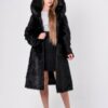 Купить Шуба BG-Furs расклешенная из нутрии в форме трапеции 48 Черная (Р-М16-К-Клеш-48)