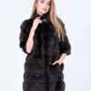 Купить Шуба BG-Furs из лесной норки 48 Шоколадная (Р-ОН-21-К-80-Рукав-3/4-48)