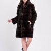 Купить Шуба BG-Furs трансформер длинная из меха норки 42 Шоколадная (Р-Норка-Транс-90-70-СТК-42)