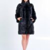 Купить Шуба BG-Furs трансформер из меха лесной норки 48 Черная (Р-Ондатра-Тр-90-70-Черная-48)