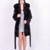 Купить Шуба BG-Furs трансформер из меха нутрии 44 Черная (Р-М16-Трансформер-Поперечка-44)
