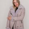 Купить Дубленка из овчины Viva-Valentini 2692 XS лавандовый 269211
