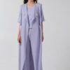 Купить Костюм-тройка Viamaro из вискозы цвета лаванды One Size