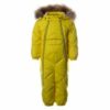 Купить Комбинезон зимний пуховой для малышей Хуппа Huppa Beata 1 желтый