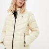 Купить Куртка Calvin Klein Jeans GLOSSY LW PADDED PUFFER JACKET J20J216261-ACJ XS Бежевая (8719854087533)
