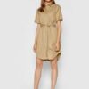 Купить Платье Calvin Klein Jeans UTILITY SHIRT DRESS J20J216481-PF2 XS Песочное (8719854085782)