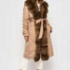 Купить Тренч Sifurs с мехом финский песец под соболь беж XS (М9-Т-ПЕС-БЕЖ)