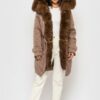 Купить Парка Sifurs с мехом песец под соболь L Темный беж (М1-90-ПС-ТБЕЖ1)