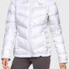 Купить Женский белый пуховик Down Sweater Hooded - WARM Under Armour S 1323839-100