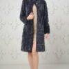 Купить Шуба норка Chic fashion поперечка 48 темно-серый 1439