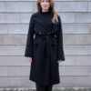 Купить Женское пальто Bella Bicchi Philadelphia black Coat 38 р черный