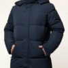 Купить Пуховик SNOWIMAGE планка з кроликом комір з капюшоном 58 синій N401