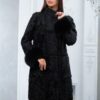 Купить Шуба из меха каракуля Miss Lora Милана Черная XL (54)