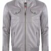 Купить Кожаная куртка GIORGIO DI MARE Серый S (GI5138661)