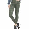 Купить Леггинсы J Brand Alana High-Rise Crop Skinny in Plaid Jaguar Plaid Jaguar