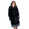 Купить Женская Шуба Филис 2 Черный Скандинавская Норка 44