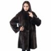 Купить Женская Шуба Юманита Махогани Тф Американская Норка 46