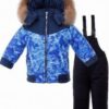 Купить Зимний комплект (куртка + полукомбинезон) Pilguni P3154A-55 122 см Голубой (ROZ6400049211)