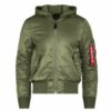 Купить Бомбер Alpha Industries MA-1 Natus MJM47506C1 2XL Sage/Rust Lining