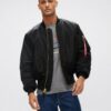Купить Бомбер Alpha Industries MA-1 Blood Chit MJM21300C1 3XL Black