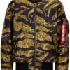 Купить Бомбер Alpha Industries MA-1 Coalition Blood Chit MJM48500C1 M Tiger Camo