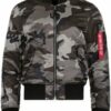 Купить Бомбер Alpha Industries MA-1 Slim Fit MJM44530C1 L Tonal Black Camo