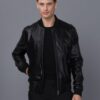 Купить Мужская кожаная куртка BASICS & MORE Черный L (BA4236299)