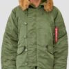 Купить Парка Alpha Industries MJN31000C1 N-3B Parka 2XL Sage (640631440457)