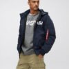 Купить Куртка Alpha Industries MA-1 Hooded NASA II Flight Jacket UJM50502C1 M Replica Blue (640631031150)