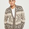 Купить Кардиган мужской - кардиган Abercrombie & Fitch AF4927M XXL 10316 Бежевый