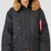 Купить Парка Alpha Industries MJN31000C1 N-3B Parka XS Black (640631439673)
