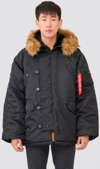 Купить Парка Alpha Industries MJN31000C1 N-3B Parka XS Black (640631439673)