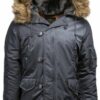 Купить Парка Alpha Industries Slim Fit N-3B Parka M Steel Blue