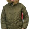 Купить Парка Alpha Industries Slim Fit N-3B Parka XL Vintage Olive