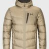 Купить Мужской оливковый пуховик Down Sweater Hooded WARM Under Armour S 1323834-299