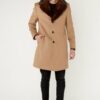 Купить Пальто Rafaello 4030 56 Бежевое 122920030