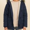 Купить Парка мужская - парка зимняя Hollister HC3020M L Темно-синий