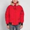 Купить Зимняя куртка парка-пуховик Canada Goose Chilliwack Bomber Red L красный (CGCH3)