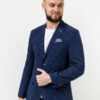 Купить Легкий пиджак Pierre Cardin из коллекции Air Touch синий размер 46 (98401/3150)