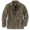 Купить Куртка Carhartt 104293 Loose Fit Washed Duck Sherpa Lined Coat Driftwood