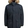 Купить Парка Jack & Jones JJASHER PARKA XXL Темно-синий 12173995DarkNavy