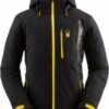 Купить Горнолыжная куртка Spyder XL черный с желтым 191028-001