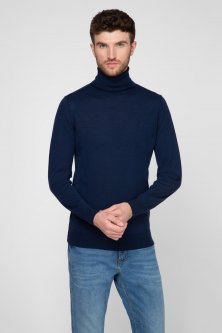 Купить Мужской синий шерстяной гольф WASHABLE MERINO Gant XXL 8050068