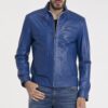 Купить Кожаная куртка IPARELDE Синяя 2XL (IPAM62)