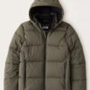 Купить Куртка зимняя - мужская куртка Abercrombie & Fitch AF8538M M Зелёный