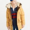 Купить Парка мужская - парка зимняя Abercrombie & Fitch AF5047M S 10306 Желтый