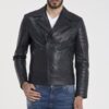 Купить Кожаная куртка IPARELDE Синяя 3XL (IPAM3151)
