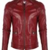 Купить Кожаная куртка FELIX HARDY Бордовый M (FE6117278)